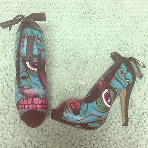 Iron Fist Frankenstein platform pumps